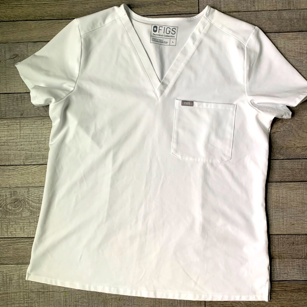 FIGS Scrub Top Catarina Size Large Like New